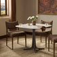Wrenley Bistro Table - Antique White Marble