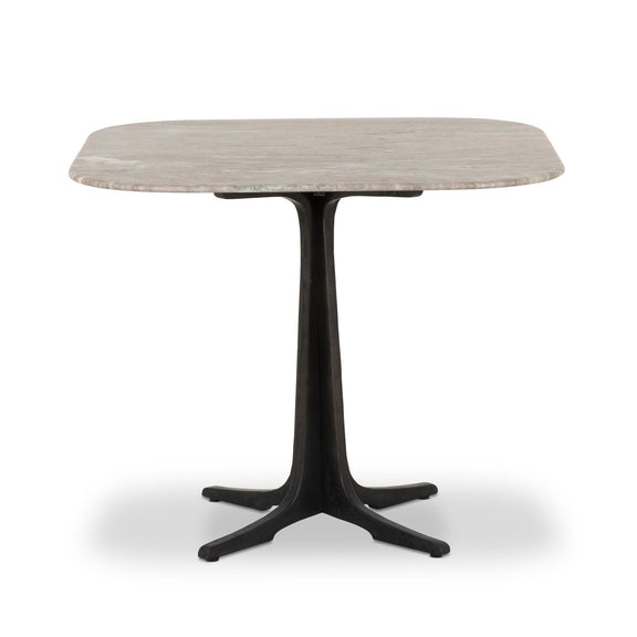 Wrenley Bistro Table - Antique White Marble