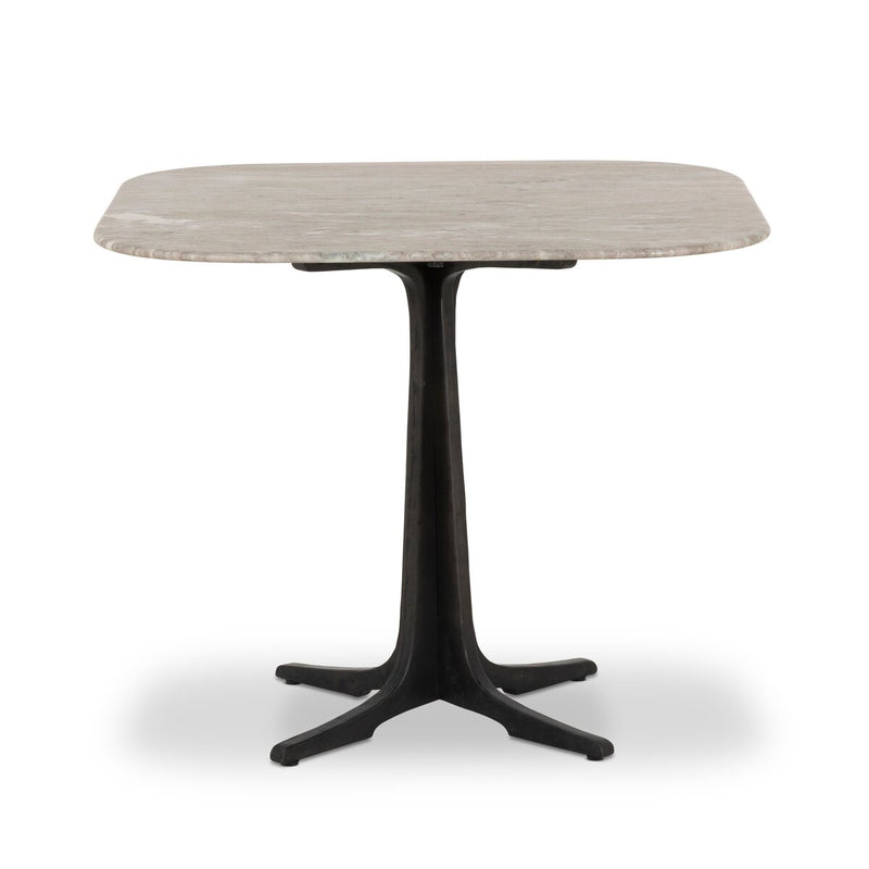 Wrenley Bistro Table - Antique White Marble
