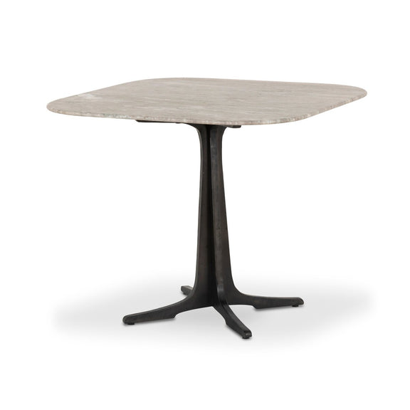Wrenley Bistro Table - Antique White Marble