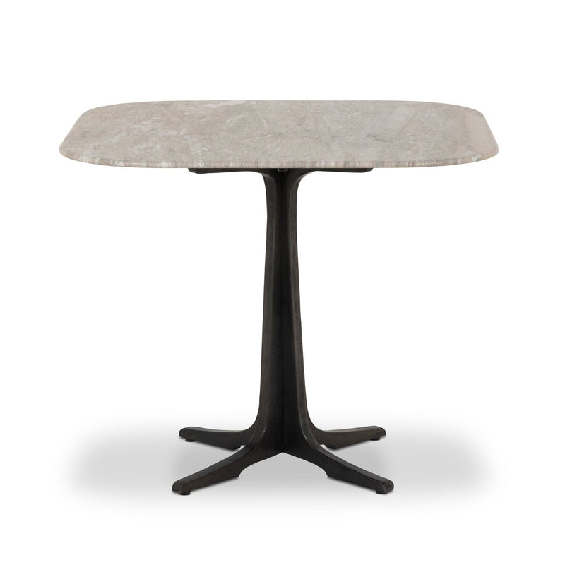 Wrenley Bistro Table - Antique White Marble