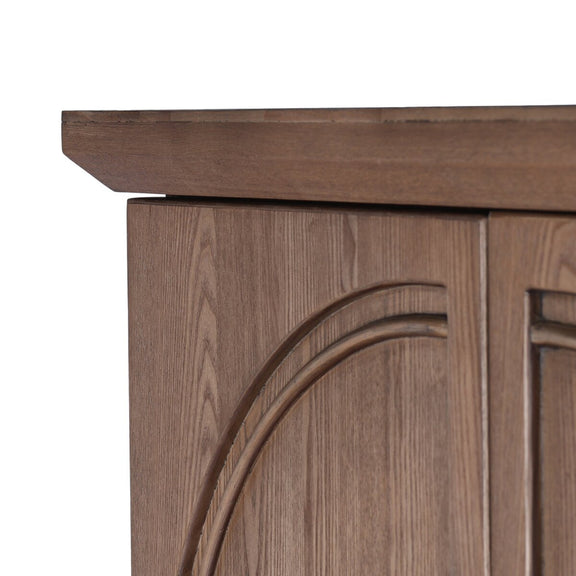 Rosalind Mirror Armoire - Amber Ash Veneer