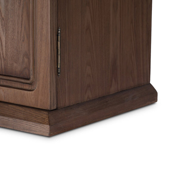 Rosalind Mirror Armoire - Amber Ash Veneer