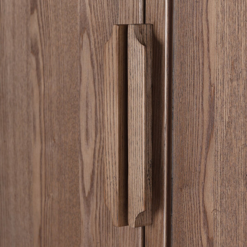 Rosalind Mirror Armoire - Amber Ash Veneer
