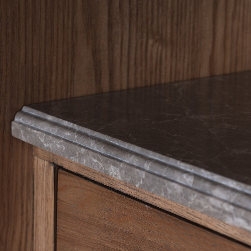 Rosalind Mirror Armoire - Amber Ash Veneer