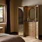 Rosalind Mirror Armoire - Amber Ash Veneer
