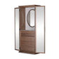Rosalind Mirror Armoire - Amber Ash Veneer