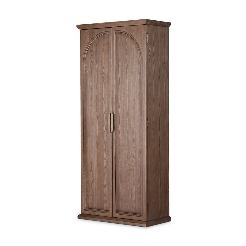 Rosalind Mirror Armoire - Amber Ash Veneer