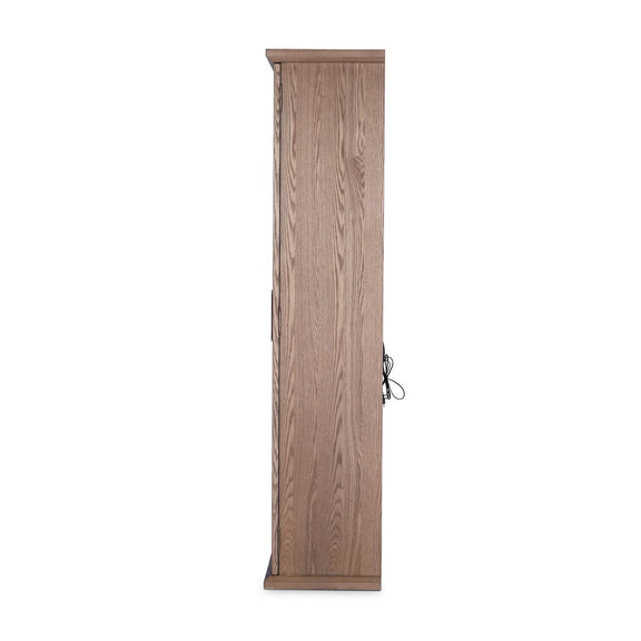 Rosalind Mirror Armoire - Amber Ash Veneer