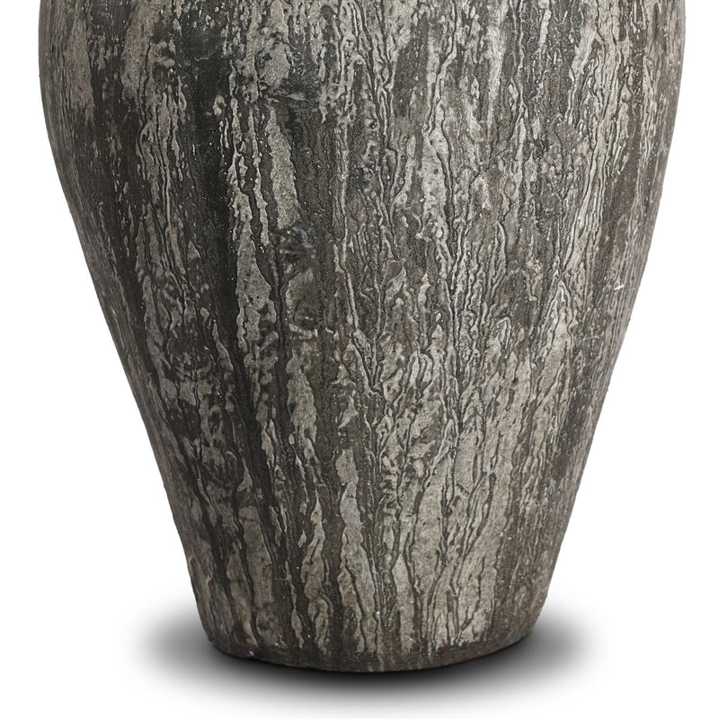 Rovina Vessel - Distressed Grey Terracotta
