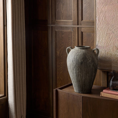 Rovina Vessel - Distressed Grey Terracotta