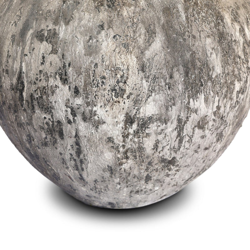 Dunia Vessel - Distressed Grey Terracotta