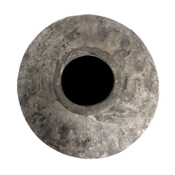 Dunia Vessel - Distressed Grey Terracotta