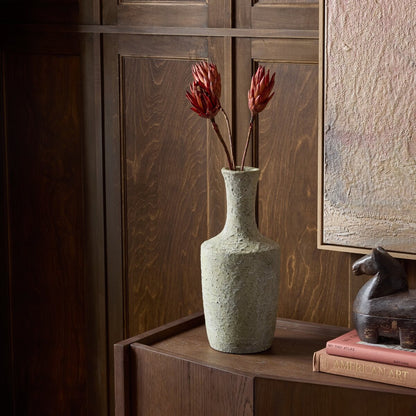 Orvie Vessel - Aged Taupe Terracotta