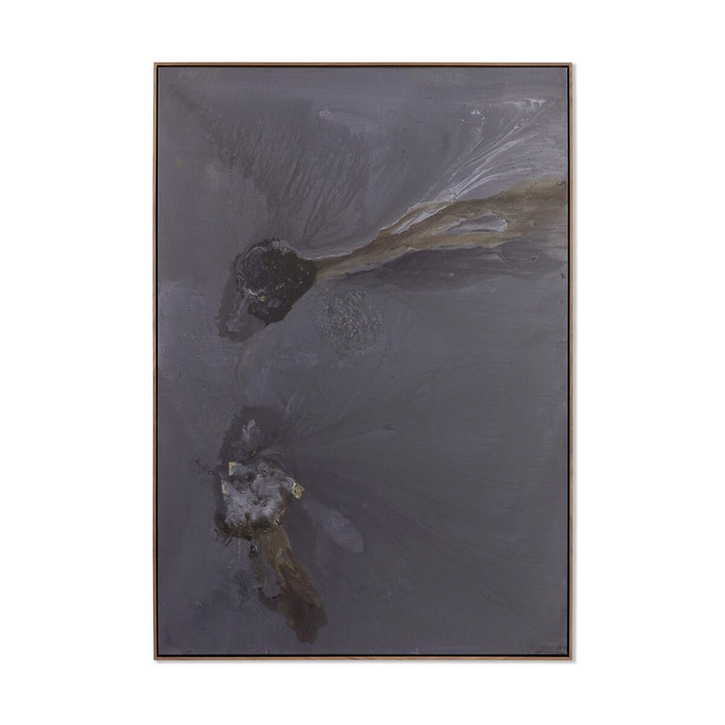 I Love You, Winter - Left by Brooke Noel Morgan - Rustic Walnut Floater