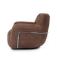 Brahms Swivel Chair - Nubuck Tobacco