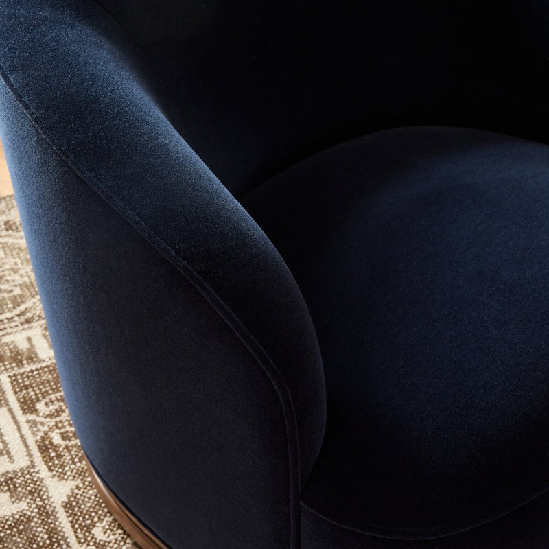 Lonnie Swivel Chair - Monte Navy