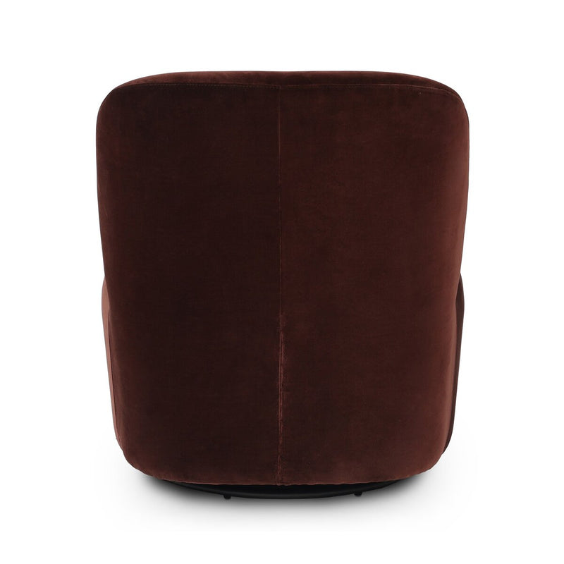 Cersei Swivel Chair - Surrey Plum