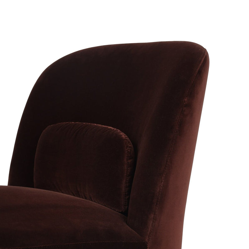 Cersei Swivel Chair - Surrey Plum