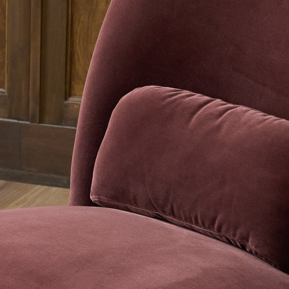 Cersei Swivel Chair - Surrey Plum
