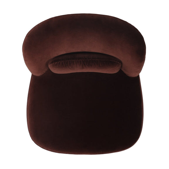 Cersei Swivel Chair - Surrey Plum