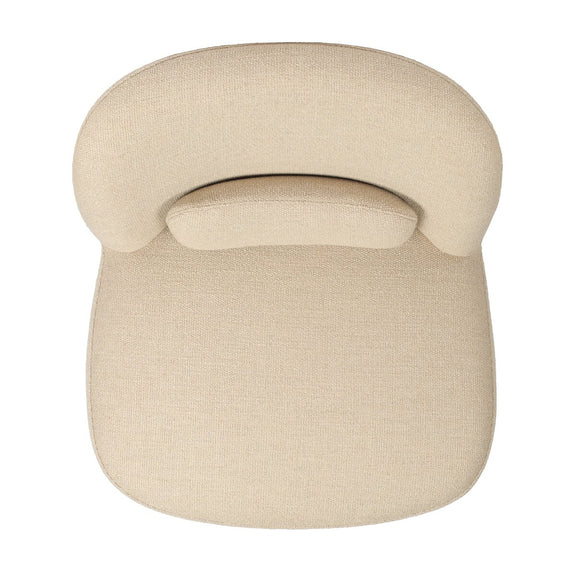 Cersei Swivel Chair - Merida Taupe