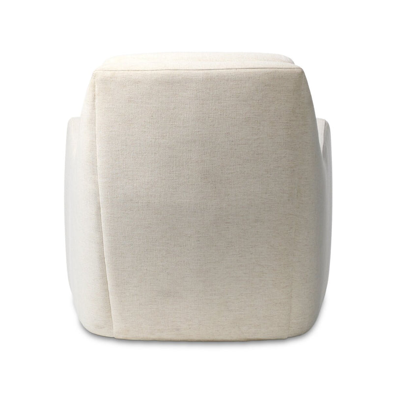 Elowen Swivel Chair - Crypton Nomad Snow