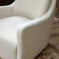 Elowen Swivel Chair - Crypton Nomad Snow