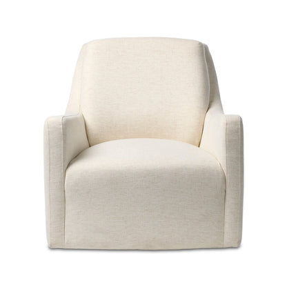 Elowen Swivel Chair - Crypton Nomad Snow
