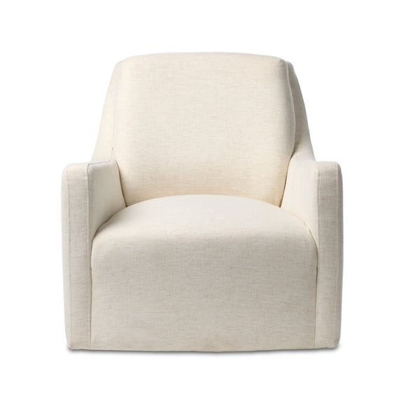 Elowen Swivel Chair - Crypton Nomad Snow