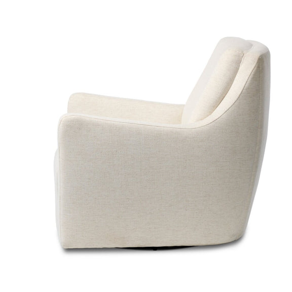 Elowen Swivel Chair - Crypton Nomad Snow