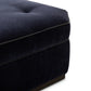 Tonna Cocktail Ottoman - Monte Navy