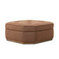 Tonna Cocktail Ottoman - Savoy Sienna