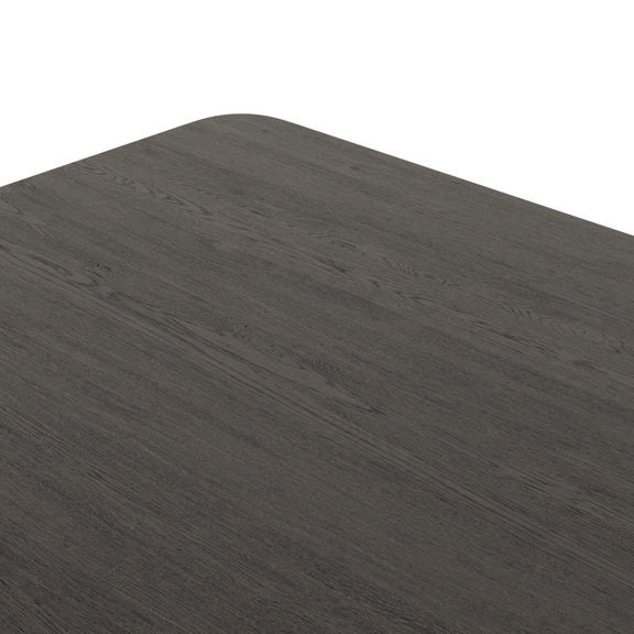 Nadine Dining Table - Smoked Black Oak Veneer