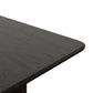 Nadine Dining Table - Smoked Black Oak Veneer