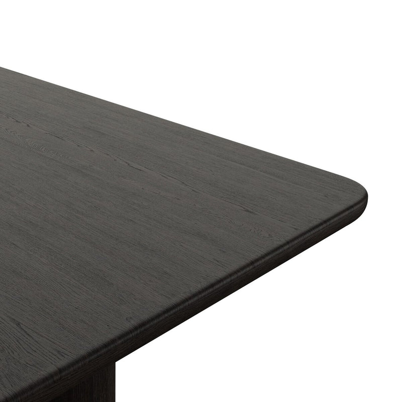 Nadine Dining Table - Smoked Black Oak Veneer