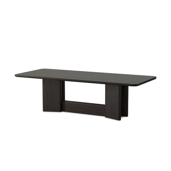 Nadine Dining Table - Smoked Black Oak Veneer