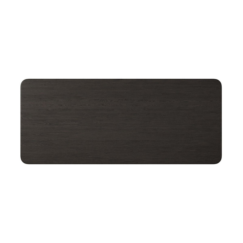 Nadine Dining Table - Smoked Black Oak Veneer