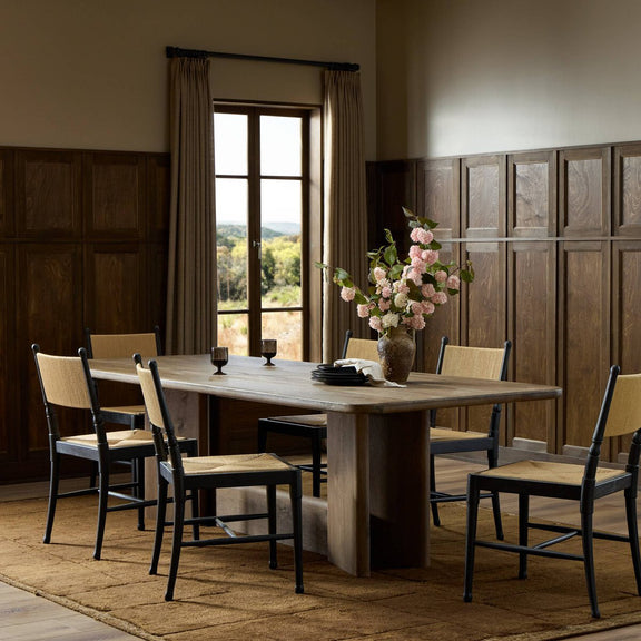 Nadine Dining Table - Toasted Oak Veneer