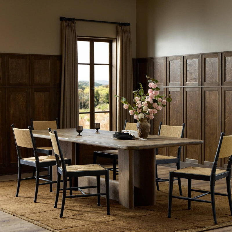 Nadine Dining Table - Toasted Oak Veneer