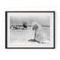 Lois At The Beach by Barbara Alper - Black Maple