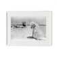 Lois At The Beach by Barbara Alper - White Maple