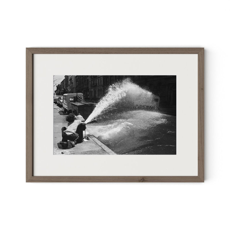 New York Summer by Barbara Alper - Rustic Walnut
