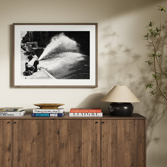 New York Summer by Barbara Alper - Rustic Walnut