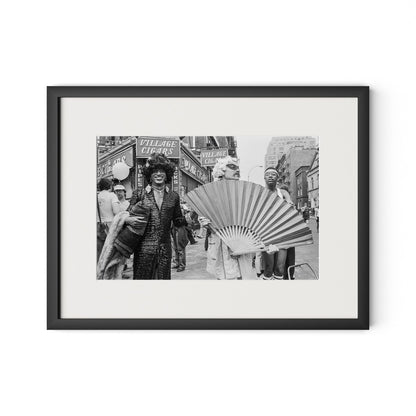 Marsha P. Johnson At Pride March by Barbara Alper - Black Maple