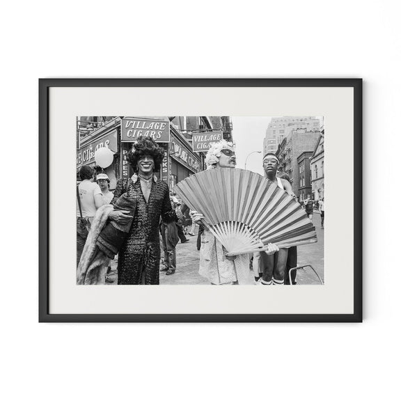 Marsha P. Johnson At Pride March by Barbara Alper - Black Maple
