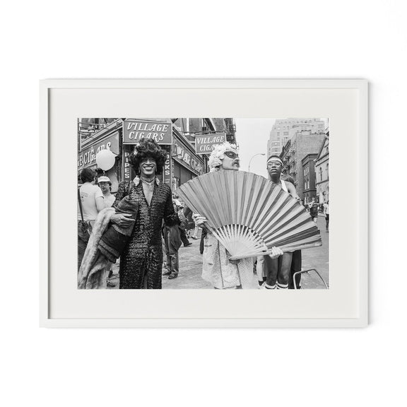 Marsha P. Johnson At Pride March by Barbara Alper - White Maple