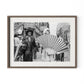 Marsha P. Johnson At Pride March by Barbara Alper - Rustic Walnut