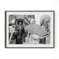 Marsha P. Johnson At Pride March by Barbara Alper - Rustic Walnut