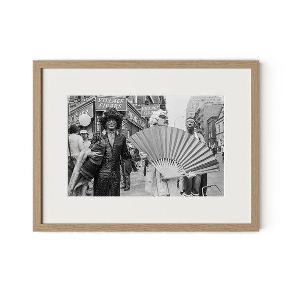 Marsha P. Johnson At Pride March by Barbara Alper - White Oak